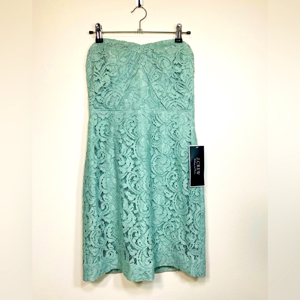 J.Crew Weddings Kelsey Dress Bridesmaid Dress Party Lace Dress Size P4